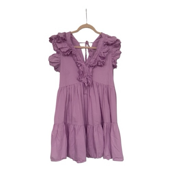 Pinch Dresses & Skirts - Pinch | Lavender Ruffle Mini Dress